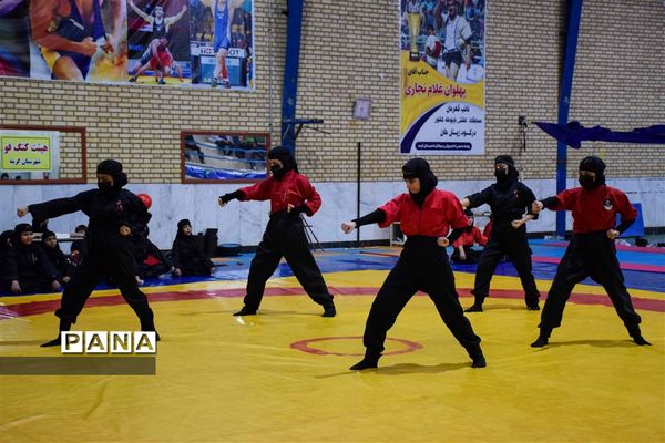 برگزاری همایش رزمی دختران کونگ‌فوکار شهرستان گرمه