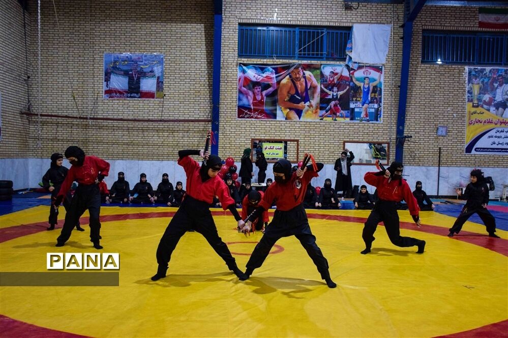برگزاری همایش رزمی دختران کونگ‌فوکار شهرستان گرمه