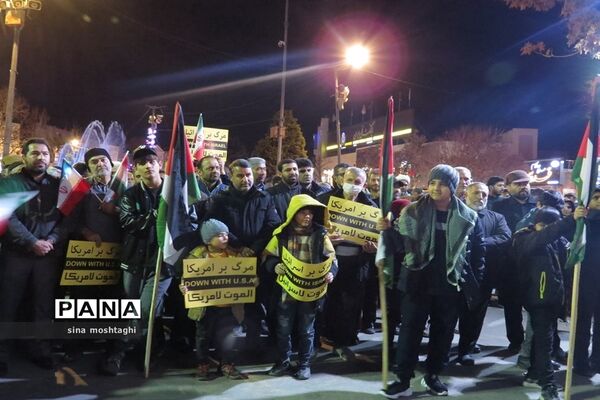 تجمع و راهپیمایی مردم بجنورد در محکومیت حادثه تروریستی کرمان