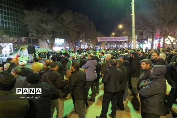 تجمع و راهپیمایی مردم بجنورد در محکومیت حادثه تروریستی کرمان