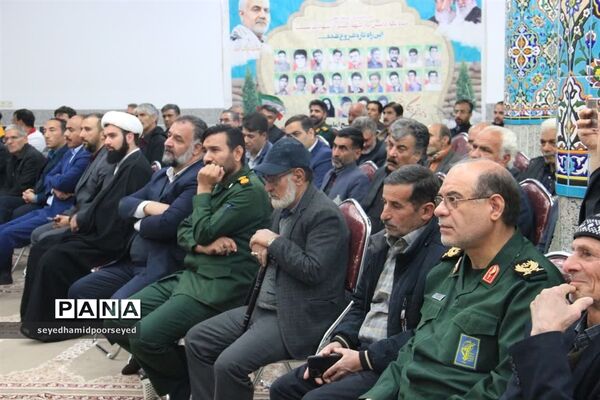 گرامیداشت سالگرد شهید حاج قاسم سلیمانی و یادواره شهدای دهستان فراغه  ابرکوه