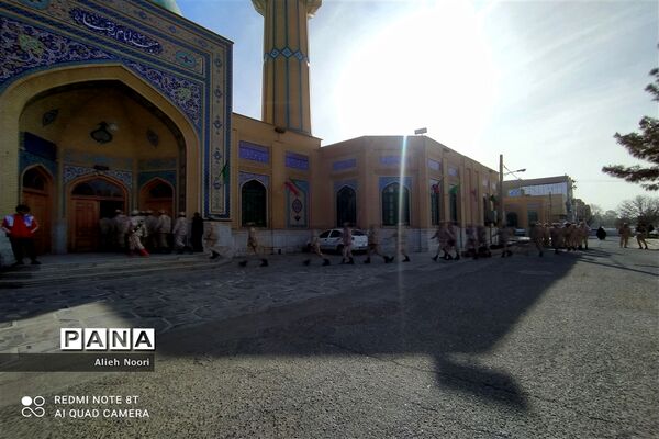 اجتماع مردم شهرستان سرخس در محکومیت  حادثه تروریستی گلزار شهدای کرمان
