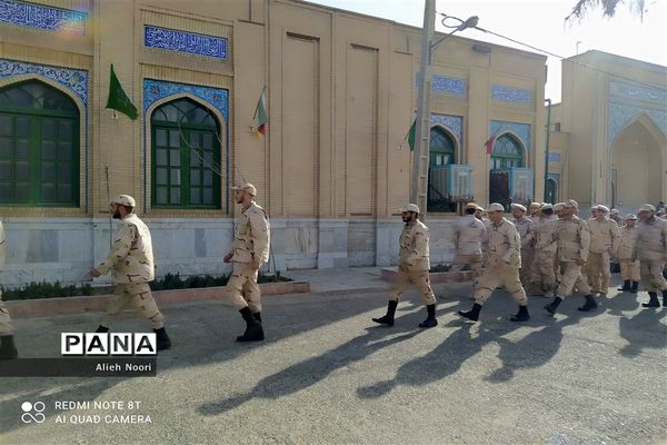 اجتماع مردم شهرستان سرخس در محکومیت  حادثه تروریستی گلزار شهدای کرمان