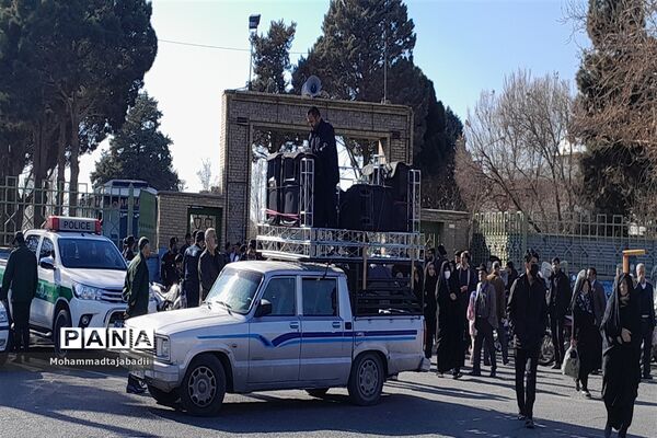 راهپیمایی محکومیت اقدام تروریستی کرمان در شهرستان سبزوار