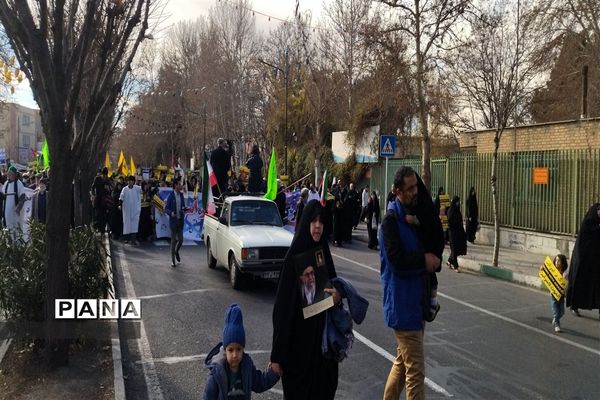 راهپیمایی محکومیت حادثه تروریستی کرمان در  البرز