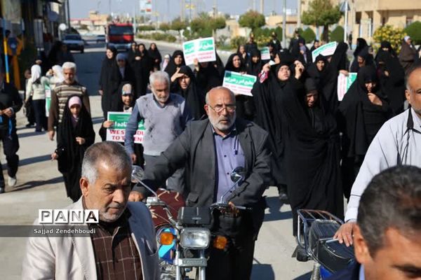 مردم تنگستان حمله تروریستی کرمان را محکوم کردند