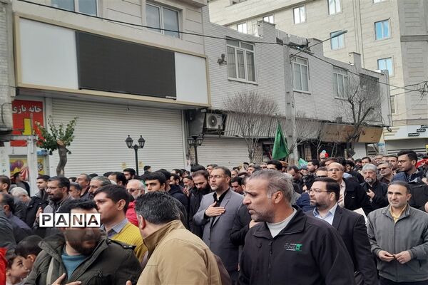 مراسم تشییع پیکر دانشجو معلم شهیده فائزه رحیمی