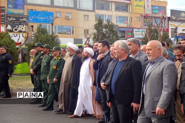 برگزاری نماز جمعه و محکوم کردن جنایت تروریستی کرمان در مصلی پرند