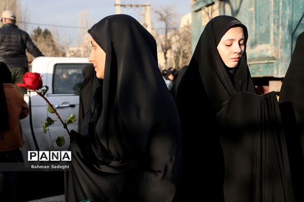 تشییع پیکر دانشجومعلم شهیده فائزه رحیمی