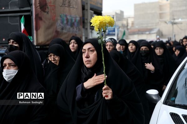 تشییع پیکر دانشجومعلم شهیده فائزه رحیمی