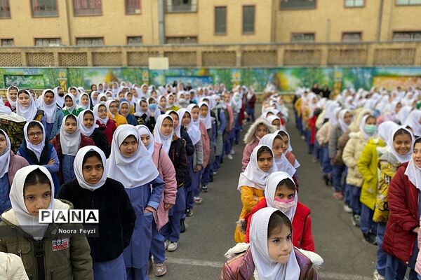 برگزاری صبحگاه مقاومت در دبستان وحید کیهانی ناحیه یک شهرری