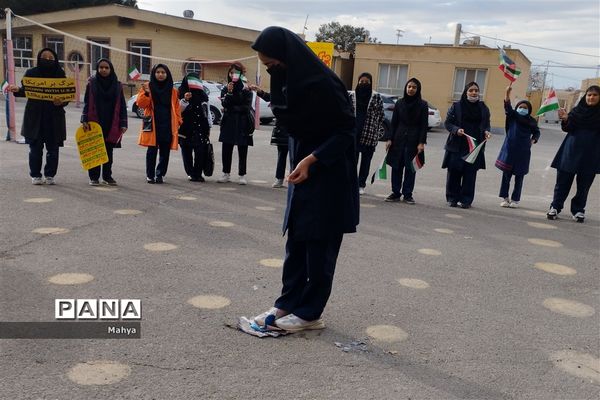 مراسم صبحگاه مقاومت در آموزشگاه حضرت زهرا (س) جوادآباد