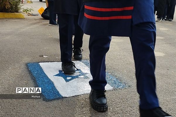 مراسم صبحگاه مقاومت در آموزشگاه حضرت زهرا (س) جوادآباد