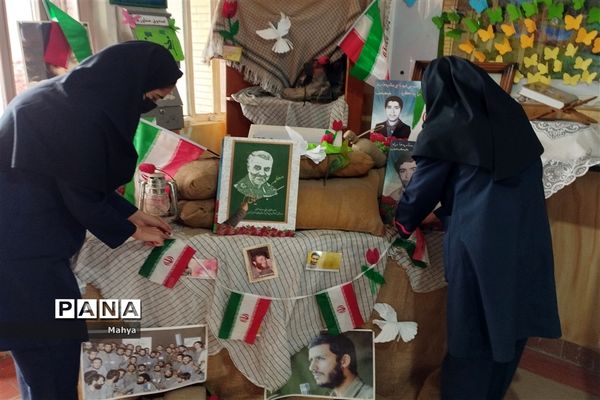 مراسم صبحگاه مقاومت در آموزشگاه حضرت زهرا (س) جوادآباد