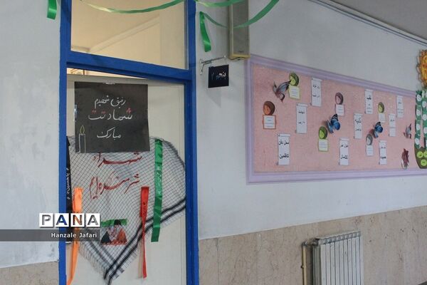 حال و هوای مدرسه نظریان کرمان در فراق شهیده فاطمه زهرا سلطانی نژاد