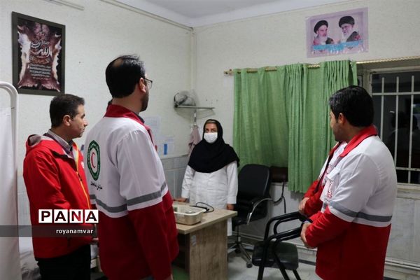 سفرمعاونت بهداشت، درمان وتوانبخشی جمعیت هلال جمهوری اسلامی ایران به خراسان شمالی