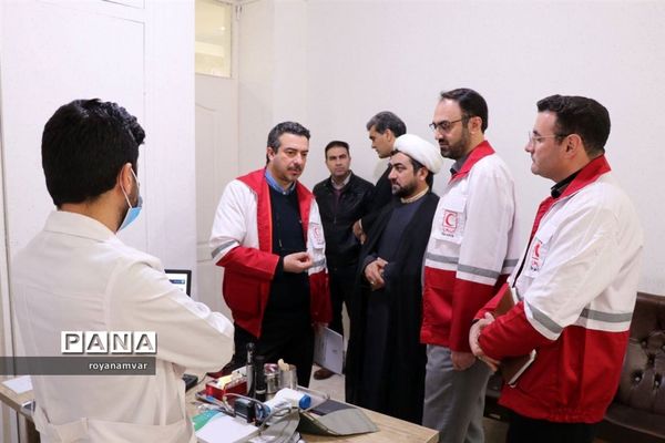 سفرمعاونت بهداشت، درمان وتوانبخشی جمعیت هلال جمهوری اسلامی ایران به خراسان شمالی