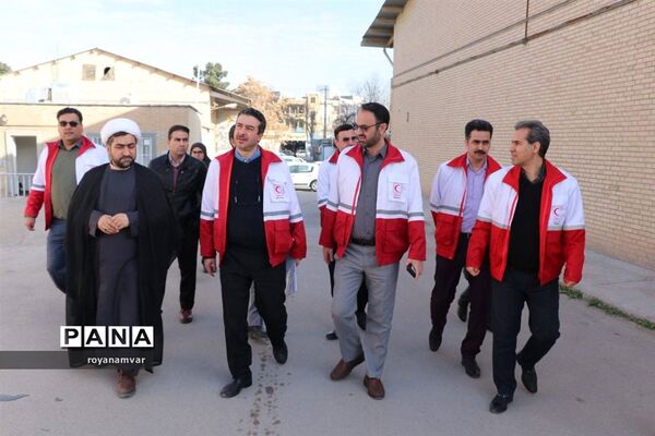 سفرمعاونت بهداشت، درمان وتوانبخشی جمعیت هلال جمهوری اسلامی ایران به خراسان شمالی