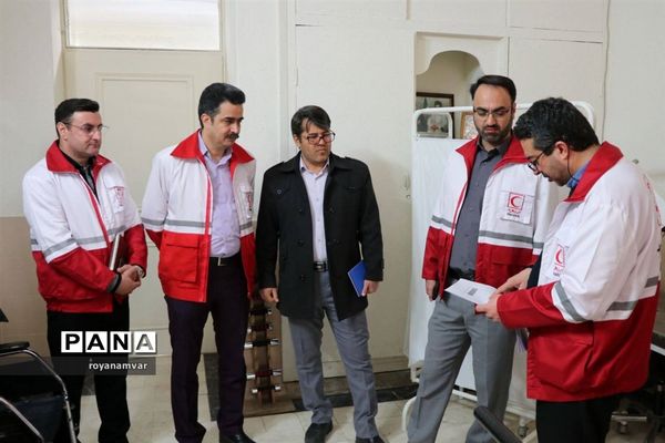 سفرمعاونت بهداشت، درمان وتوانبخشی جمعیت هلال جمهوری اسلامی ایران به خراسان شمالی