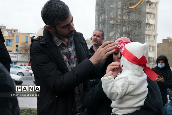 تشییع  شهدای حادثه تروریستی کرمان در مشهد مقدس