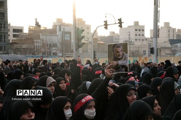 تشییع  شهدای حادثه تروریستی کرمان در مشهد مقدس