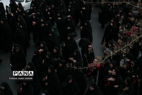 تشییع  شهدای حادثه تروریستی کرمان در مشهد مقدس