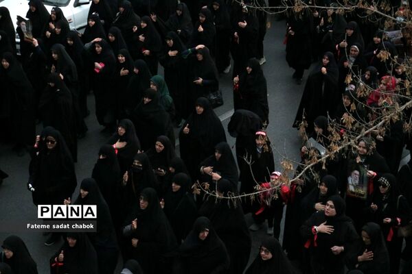 تشییع  شهدای حادثه تروریستی کرمان در مشهد مقدس