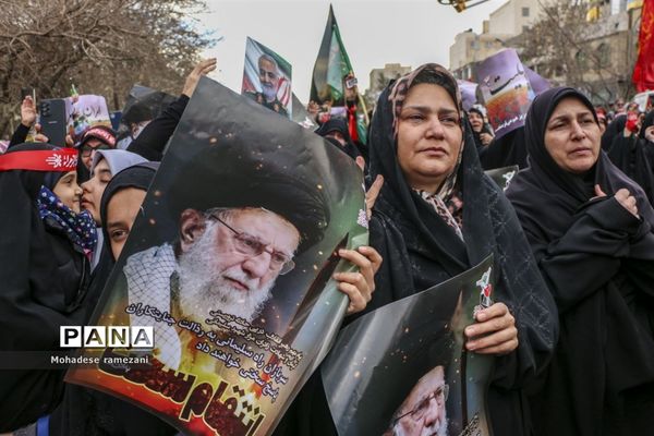 تشییع  شهدای حادثه تروریستی کرمان در مشهد مقدس