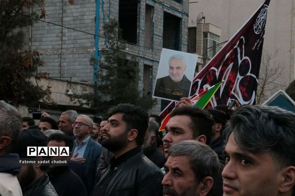 تشییع  شهدای حادثه تروریستی کرمان در مشهد مقدس