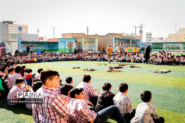 طرح شهید طوقانی در  مدارس امیدیه