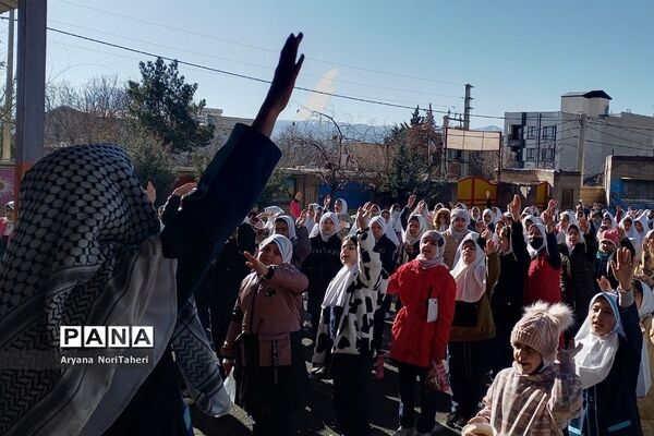 مراسم بزرگداشت شهدای کرمان در مدرسه خواهران بابایی  دماوند