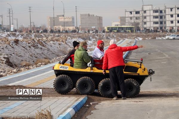 مانور زلزله، اسکان و درمان اضطراری در تبریز