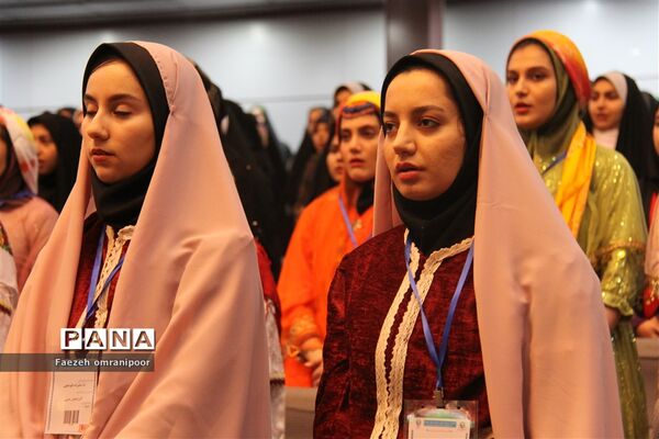 آئین اختتامیه جشنواره سرود و هنرهای نمایشی دانشجومعلمان دانشگاه‌های فرهنگیان سراسرکشور در قزوین