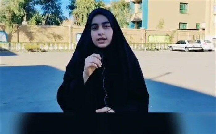 همدردی دانش‌آموزان قم با شهدای دانش‌آموز کرمان/ فیلم