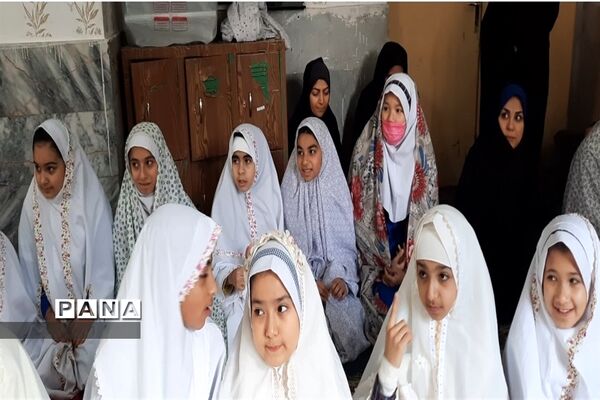 طرح اقامه نماز جماعت  در دبستان حاج حسین عرب