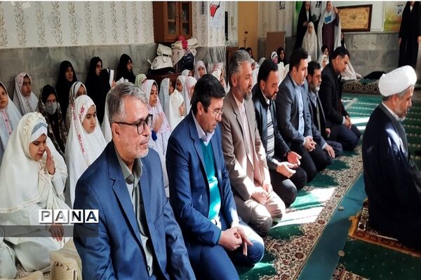 طرح اقامه نماز جماعت  در دبستان حاج حسین عرب
