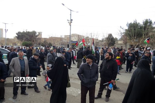 راهپیمایی حمایت از مردم مظلوم غزه