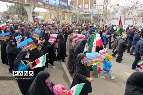 راهپیمایی حمایت از مردم مظلوم غزه