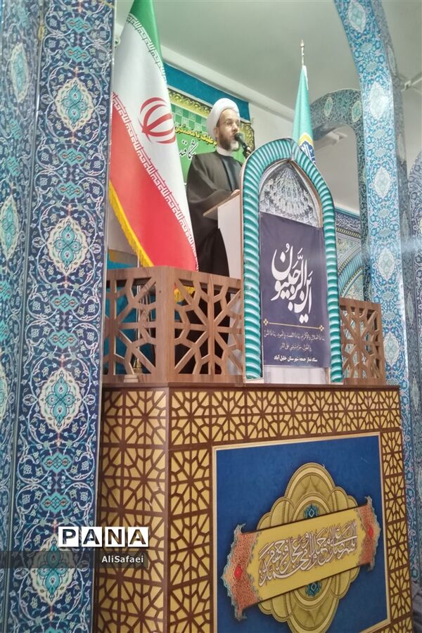 نماز عبادی سیاسی جمعه خلیل‌آباد