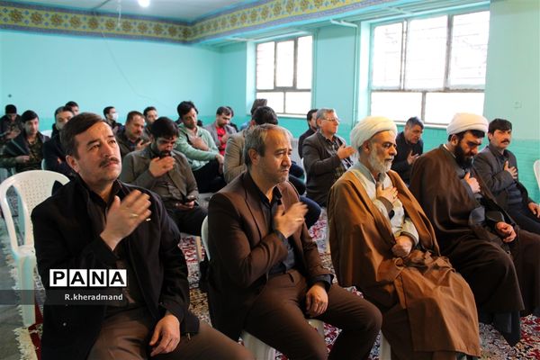 مراسم گرامیداشت شهدای دانش‌آموز حادثه تروریستی گلزار شهدای کرمان در چناران