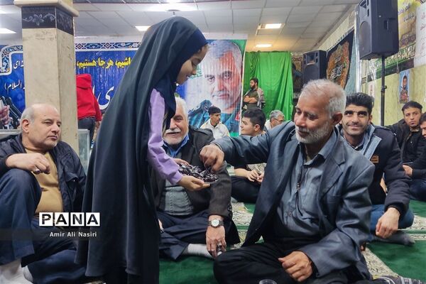 مراسم سالگرد شهادت شهید مدافع حرم، رضا عباسی در حسینیه شهید هاشمی ملارد