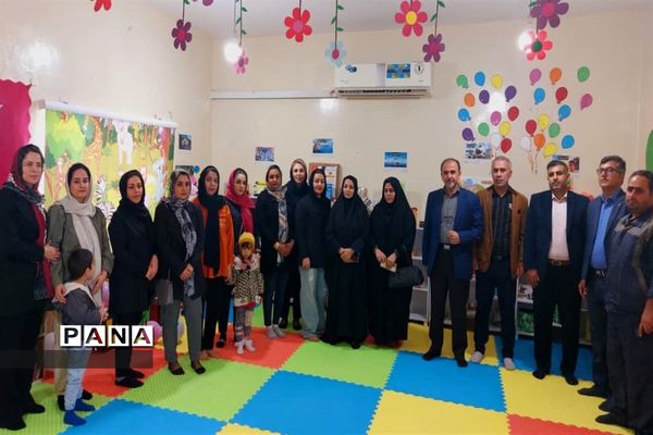 افتتاحیه اولین اتاق بازی و یادگیری در شهرستان امیدیه