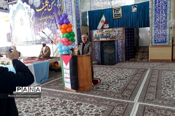 آیین جشن فرشته‌ها در مصلی امام خامنه‌ای(مدظله العالی) شهرستان شیروان