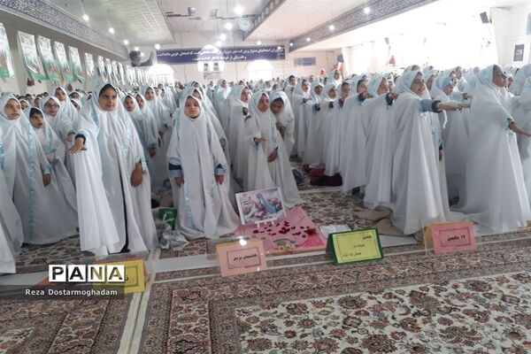 آیین جشن فرشته‌ها در مصلی امام خامنه‌ای(مدظله العالی) شهرستان شیروان