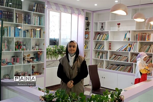 افتتاح کتابخانه دبستان فاطمه الزهرای نیشابور