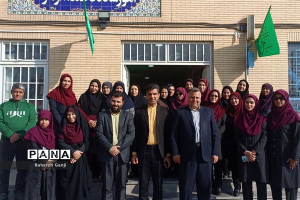 افتتاح کتابخانه دبستان فاطمه الزهرای نیشابور