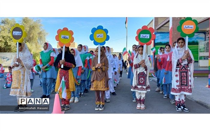 آیین افتتاحیه طرح امیدستان ورزش در دبستان علقمه شاهد قلعه گنج برگزار شد/فیلم