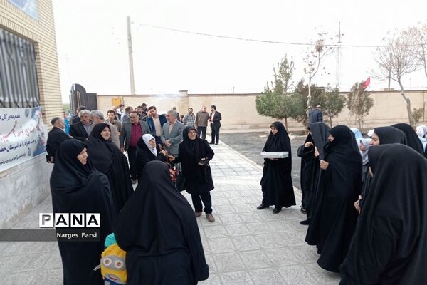 افتتاح طرح توسعه 3 کلاسه دبستان برکت محمود‌آباد قم