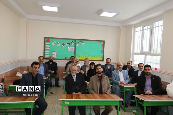 افتتاح طرح توسعه 3 کلاسه دبستان برکت محمود‌آباد قم