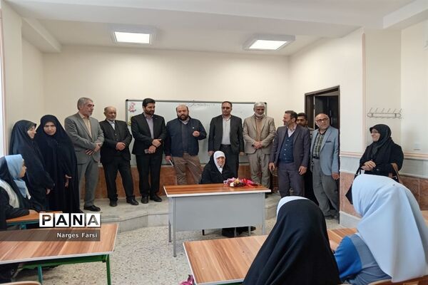 افتتاح طرح توسعه 3 کلاسه دبستان برکت محمود‌آباد قم